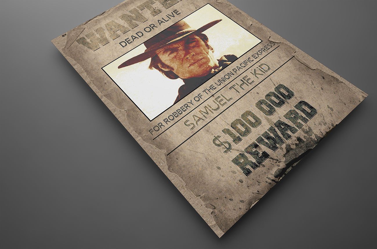 WANTED flyer template ~ Flyer Templates on Creative Market