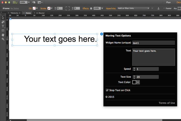 Moving Text Adobe Muse Widget Plug Ins On Creative Market Moving Text Adobe Muse Widget Plug Ins On Creative Market