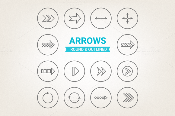 Circle Arrows Icons Circle Arrows Icons