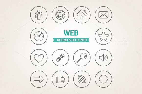 Circle Web Icons Circle Web Icons