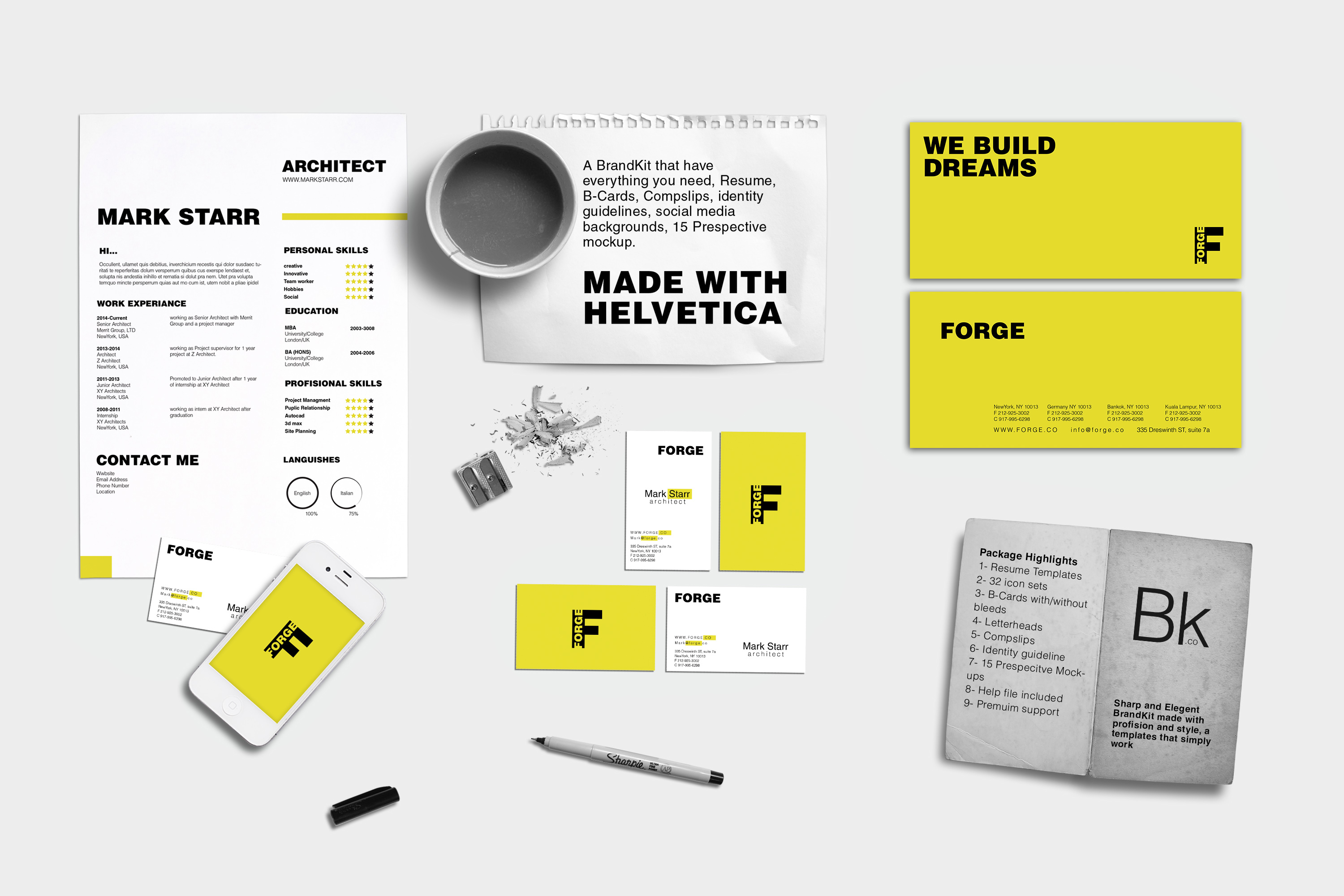 Download Branding Kit + Mockup - Forge ~ Stationery Templates on ...