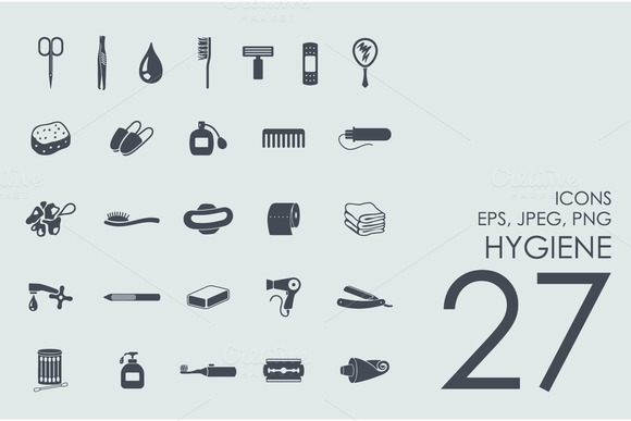 27 Hygiene Icons 27 Hygiene Icons