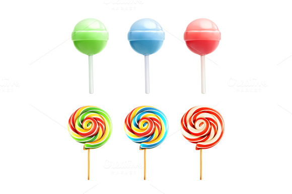 Sweet Candies Vector Icons Sweet Candies Vector Icons