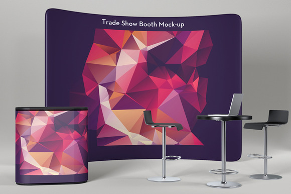 Download Trade Show Booth Psd Template Free Download Designtube Creative Design Content