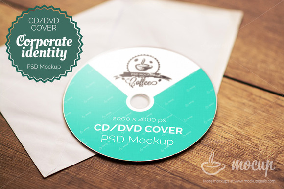 CD DVD Cover Mockup A