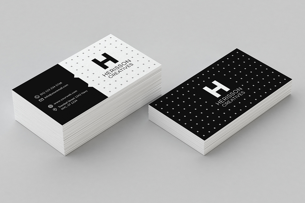 Minimal Business Card Template Business Card Templates