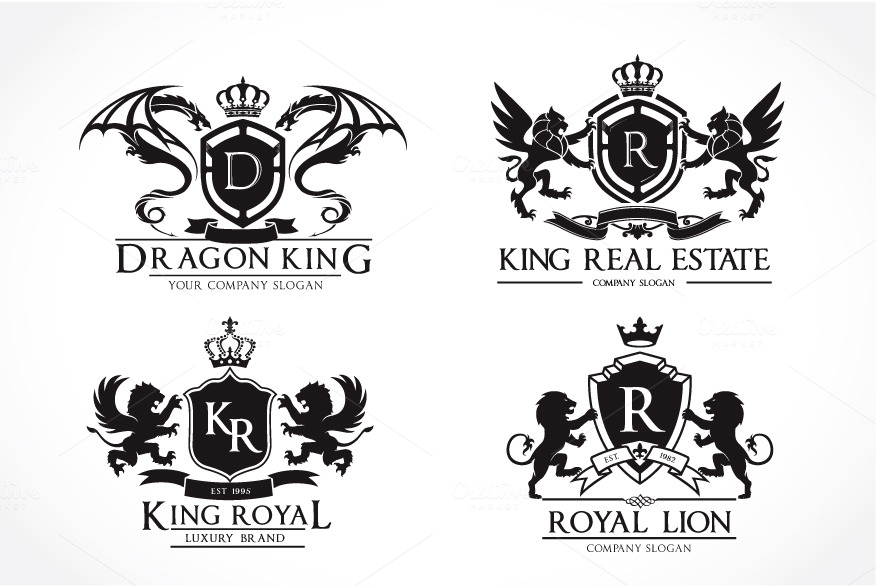 Royal Crests Collection ~ Logo Templates on Creative Market