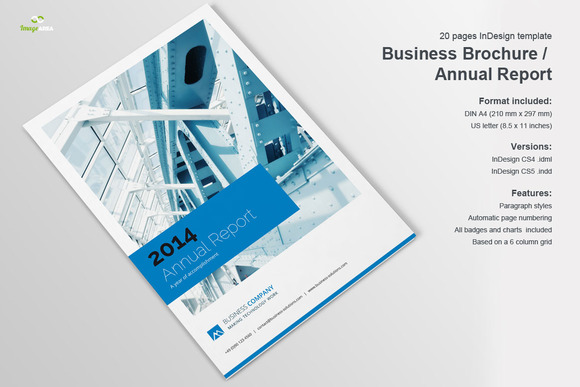 Business Brochure / Annual Report ~ Brochure Templates on 