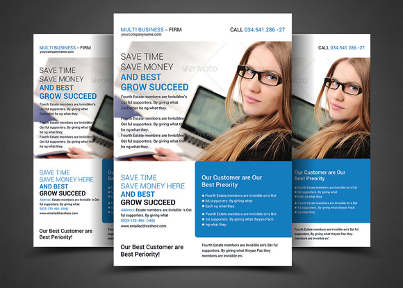 Corporate Business Flyer Template ~ Flyer Templates on Creative Market