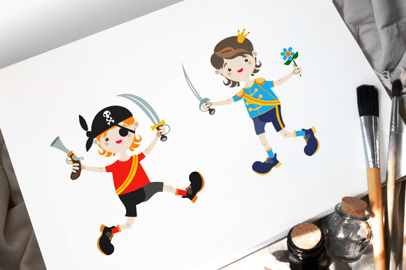 Kids Role Playing Pirate Vs Prince Kids Role Playing Pirate Vs Prince