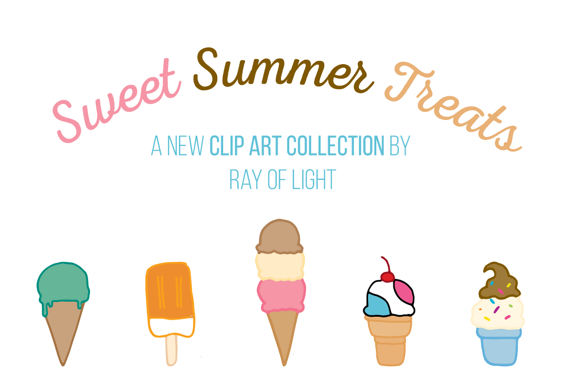 Download Sweet Summer Treats Clip Art ~ Objects on Creative Market