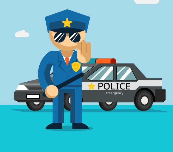 Serve And Protect. Police Officer ~ Graphics On Creative Market