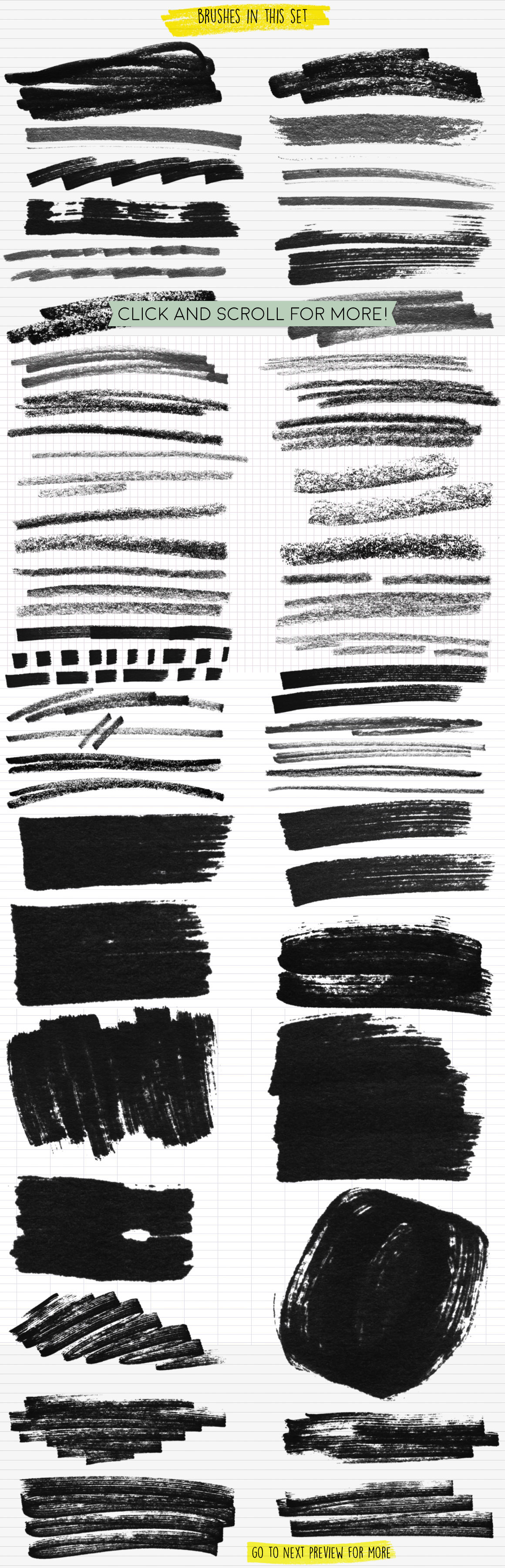 Highlighter Brushes Brushes on Creative Market