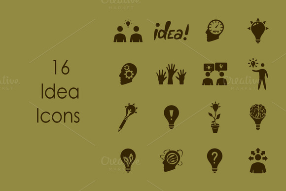 16 IDEA Simple Icons 16 IDEA Simple Icons