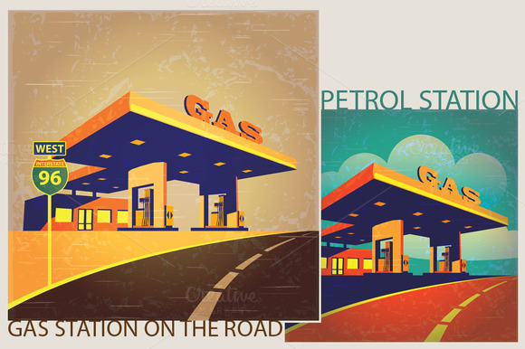 Gas Station Set