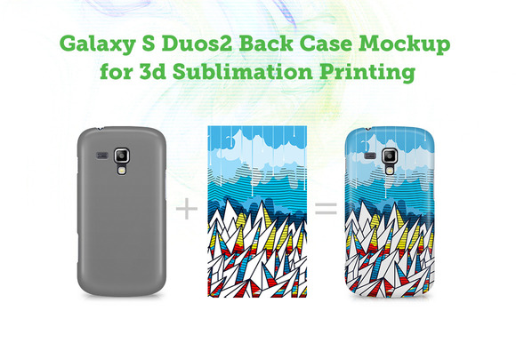 Galaxy S Duos 2 3D Case Mocku-up Galaxy S Duos 2 3D Case Mocku-up
