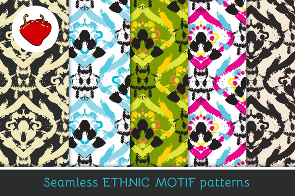 Ethnic Motif Seamless Pattern 2