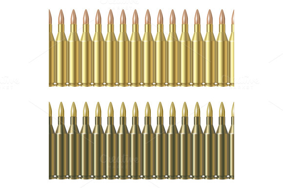 Vector Bullet Pattern Line