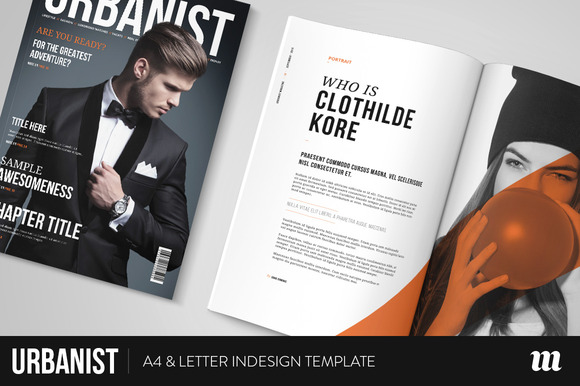Urbanist Magazine Indesign Template Magazine Templates On Creative Market Indesign Magazine Template