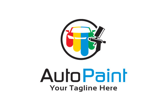 painting near car me companies Auto Templates ~ on Template Logo Creative Market Logo Paint