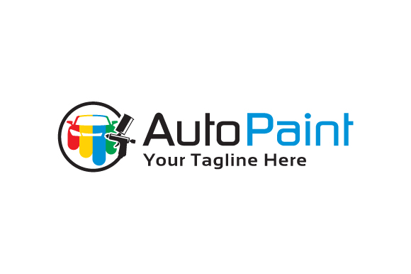 Auto Paint Logo Template ~ Logo Templates on Creative Market