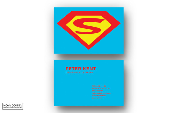 Superhero Business Card Templates Business Card