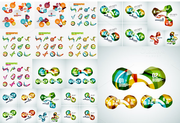 Jumbo Set Of Modern Infographics Jumbo Set Of Modern Infographics