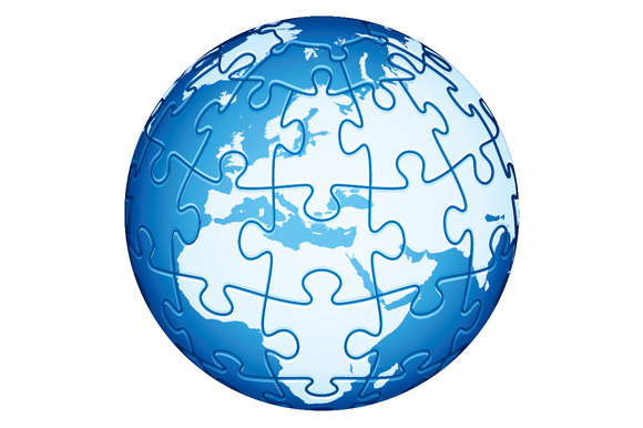 Jigsaw Puzzle Globe Europe Africa