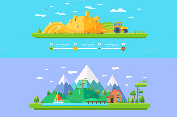 Vector Ecology Illustration Concept Vector Ecology Illustration Concept