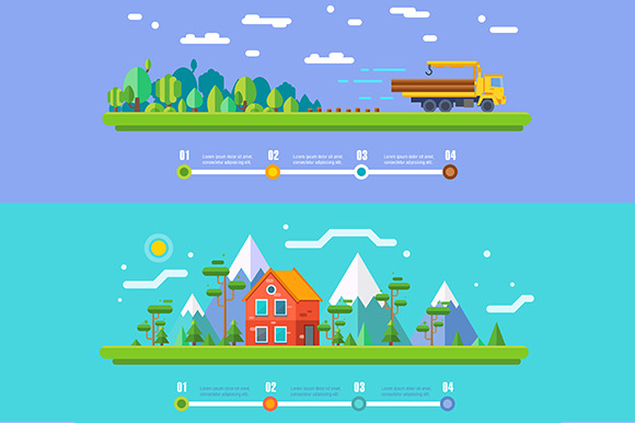 Vector Ecology Illustration Concept