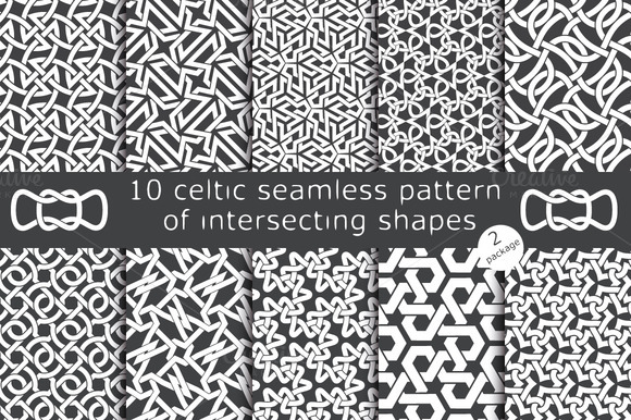 10 Celtic Patterns Package 2 10 Celtic Patterns Package 2