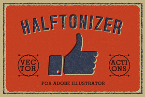 Halftonizer — Vector Texture Actions
