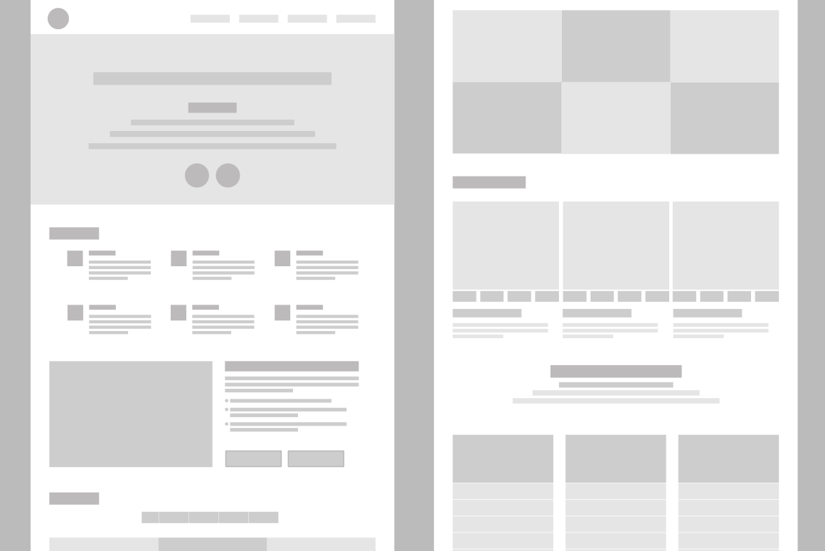 Desktop Wireframe Layout Mockup ~ Product Mockups on Creative Market