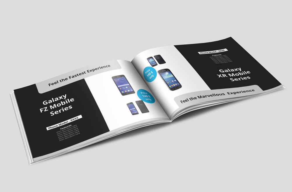 Mobile Phone Catalog or Brochure Brochure Templates on Mobile Phone Catalog or Brochure Brochure Templates on