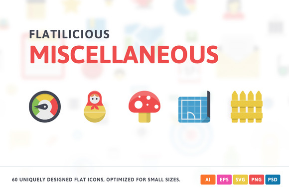 Miscellaneous Flat Icons Miscellaneous Flat Icons