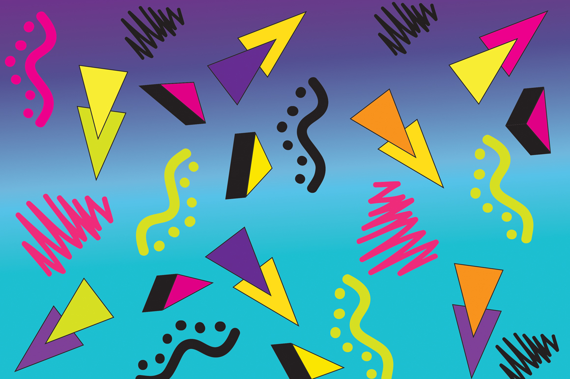 90s-80s-design-elements-vector-ai-adobeillustrator ...