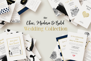 Chic,Modern&Bold Wedding Collection