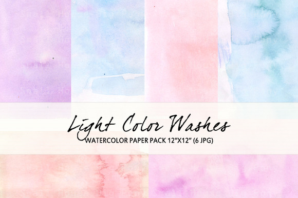Light Color Washes- Texture Paper Light Color Washes- Texture Paper