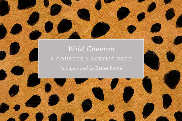 Wild Cheetah ~ Textures on Creative Market