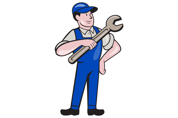 Mechanic Pointing Spanner Wrench Iso