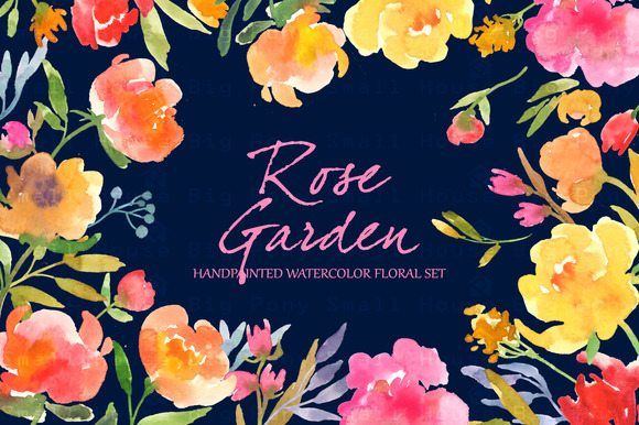 rose garden clip art free - photo #21