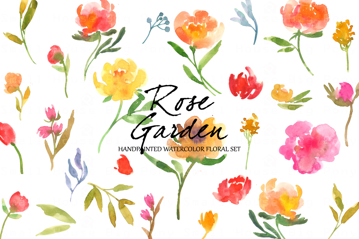 rose garden clip art free - photo #3