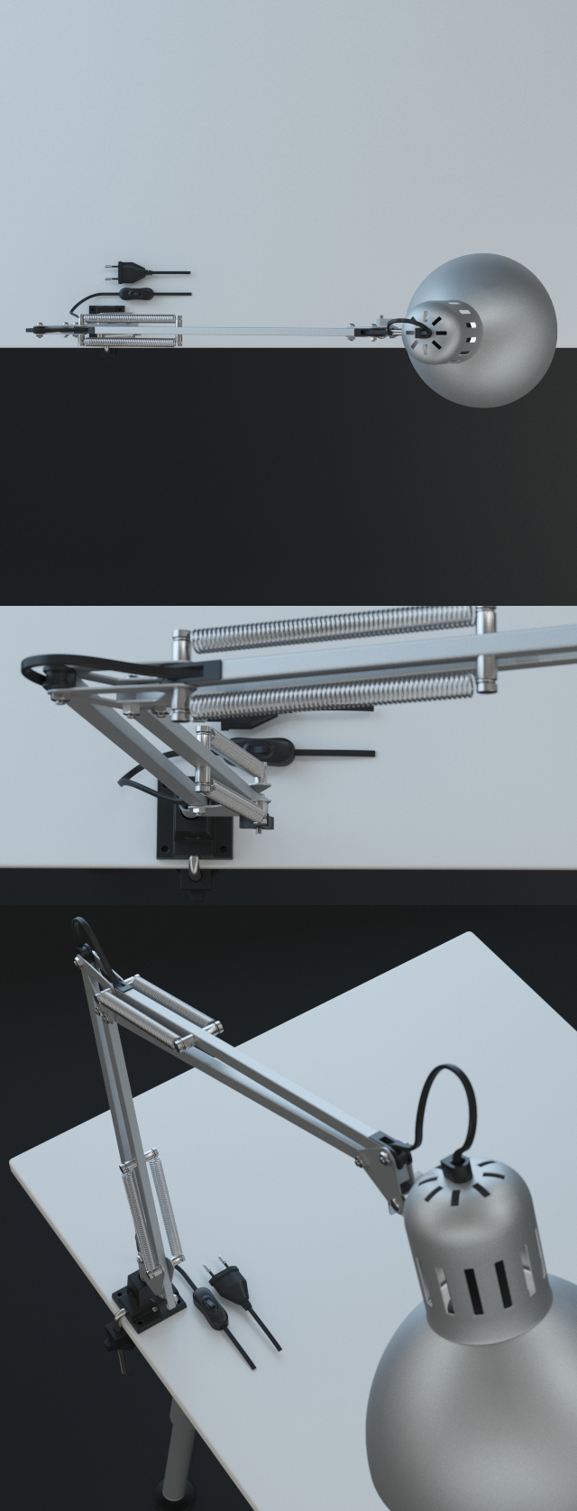 IKEA TERTIAL Work Lamp 3D Model Objects on Creative Market