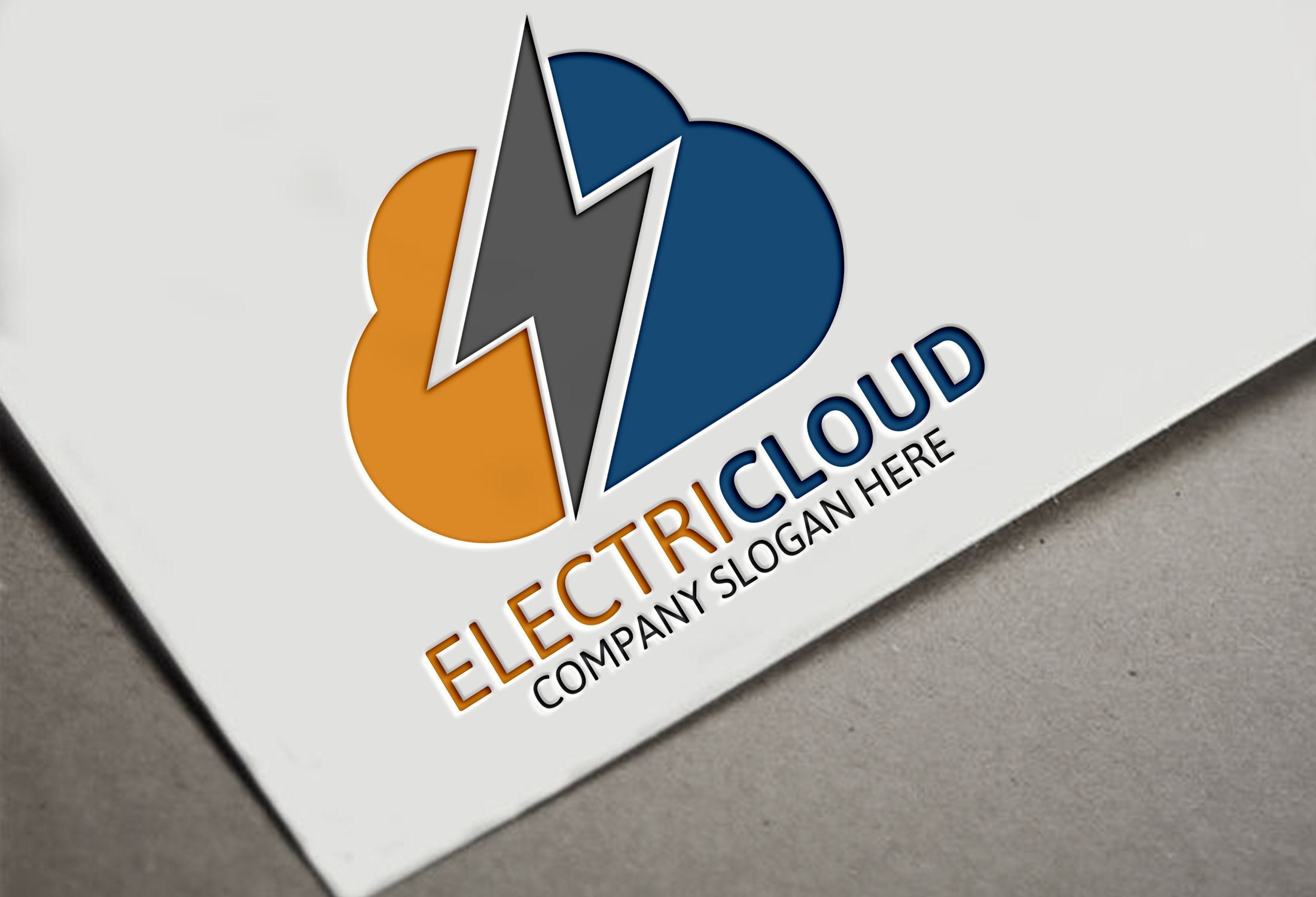 Electri Cloud Logo ~ Logo Templates on Creative Market