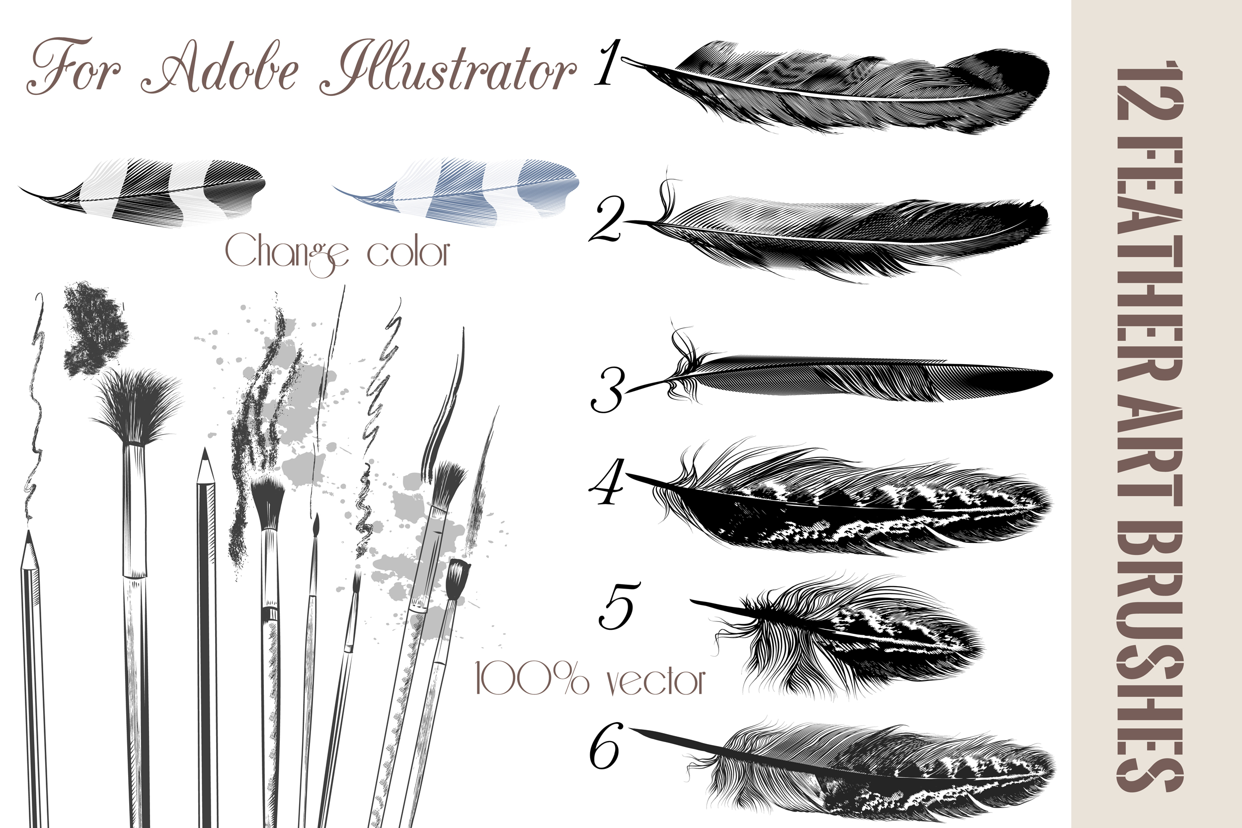 download illustrator brushes feathered