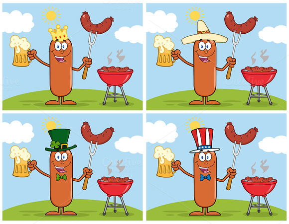 Sausage Character Collection 9 Sausage Character Collection 9