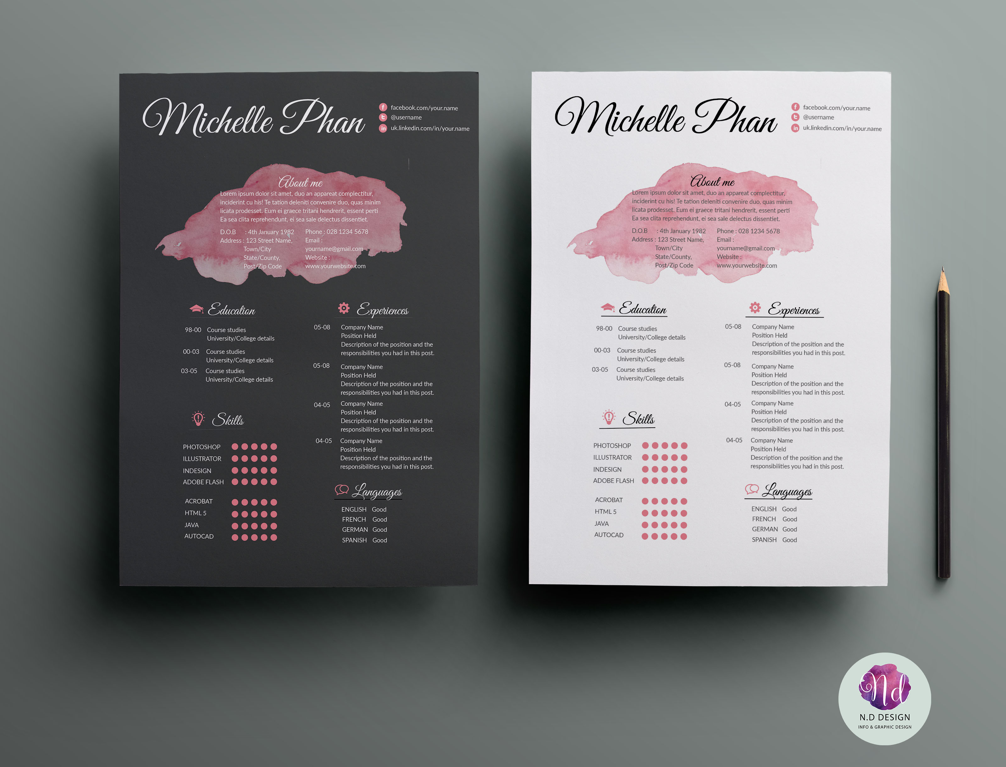 Free Cute Resumes Free Cute Resumes