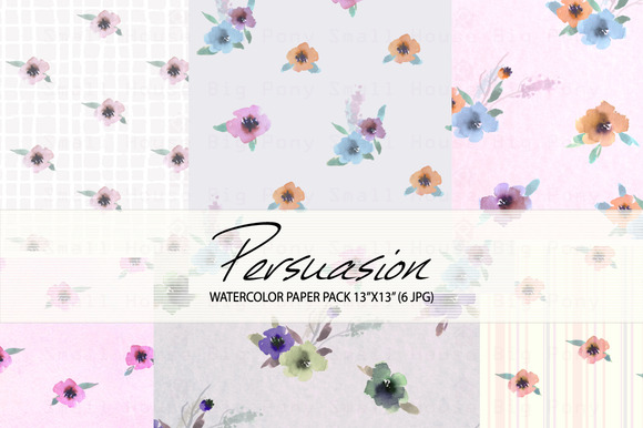Persuasion-Watercolor Clip Art