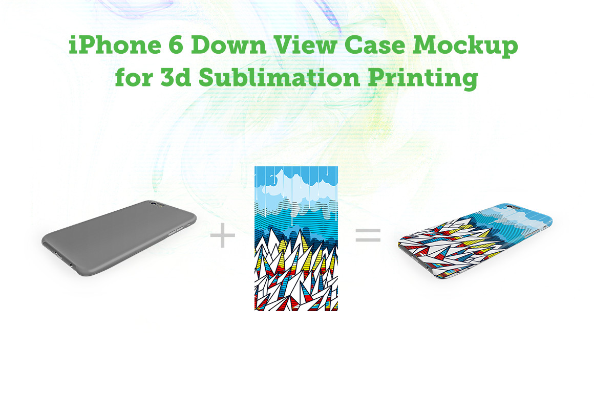 iPhone 6 3d Sublimation Case Mockup ~ Product Mockups on Creative Market