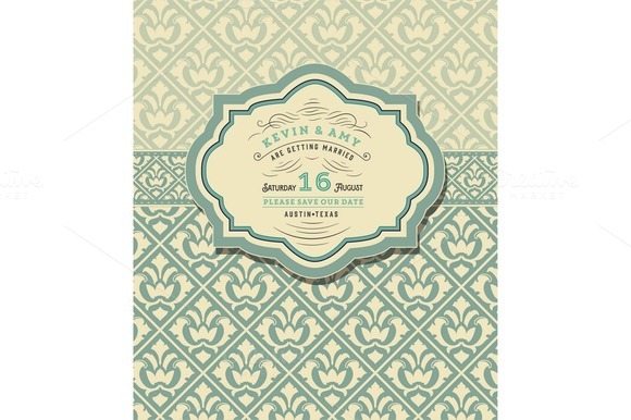 Vintage Wedding Card Vintage Wedding Card